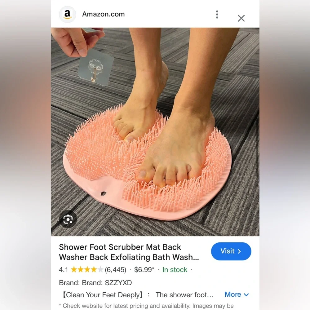Amazon Orange Bath Mat Soft and Textured